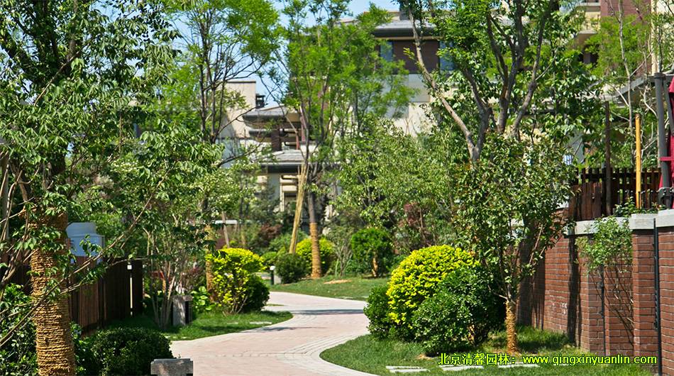 燕西华府项目 园林景观工程